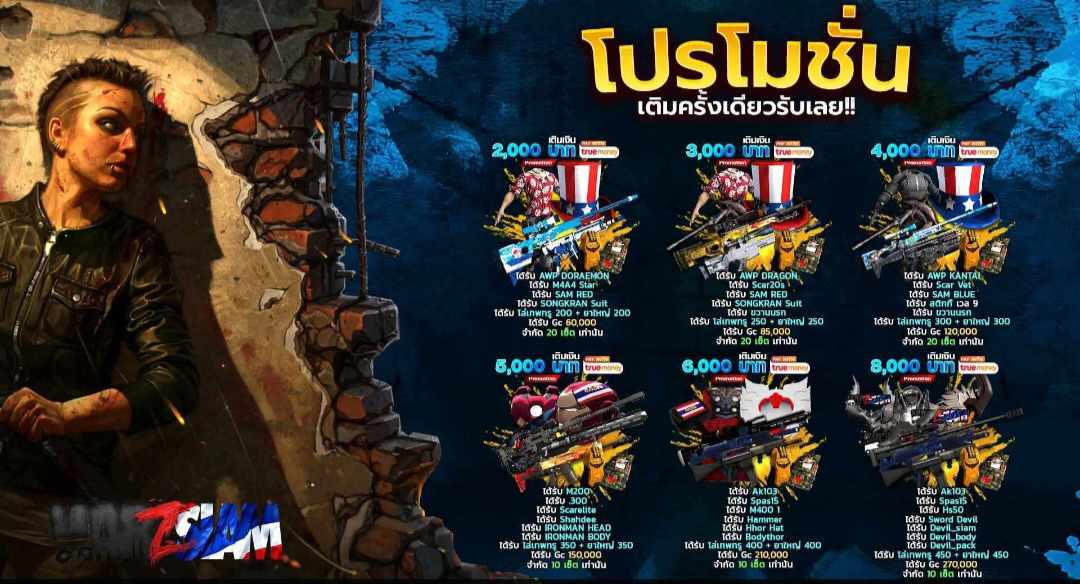 SIAM-MMO top-up promotion