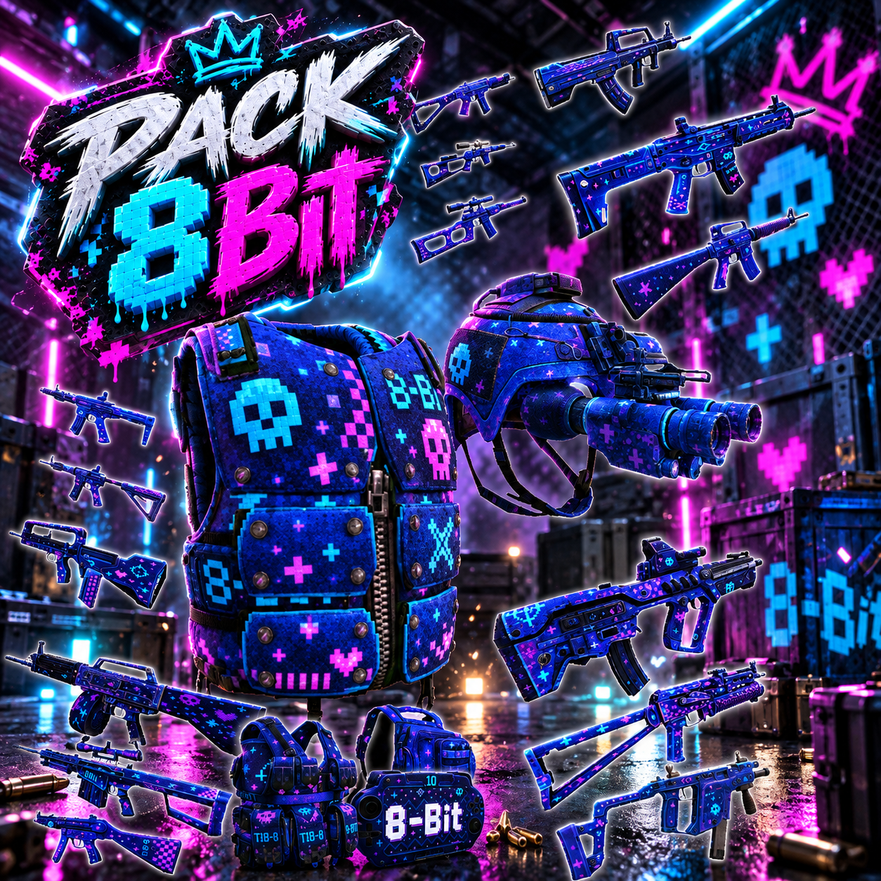 ‼️ New ‼️ Skin 8BIT😈